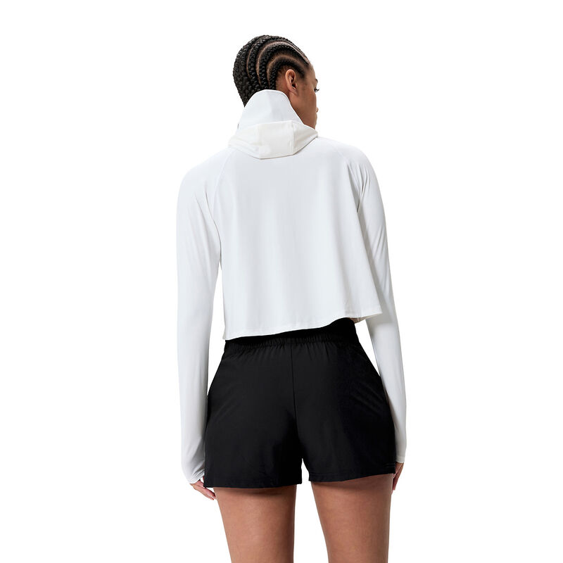 Womens Solid Swim Short 13.5"