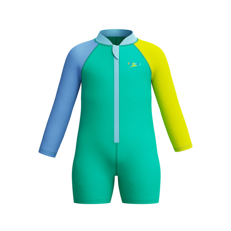 Toddler Long Sleeve Zip Sunsuit