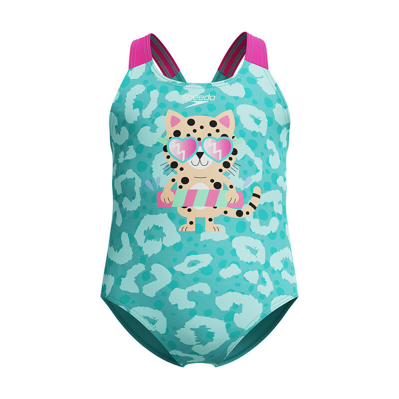 Toddler Girl Digital Printed Swimsuit One Piece