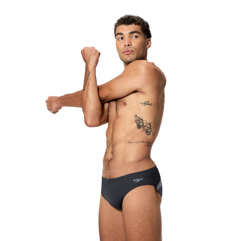 Mens Hyperboom Logo Brief, Anthracite/Coin Grey, hi-res image number 3