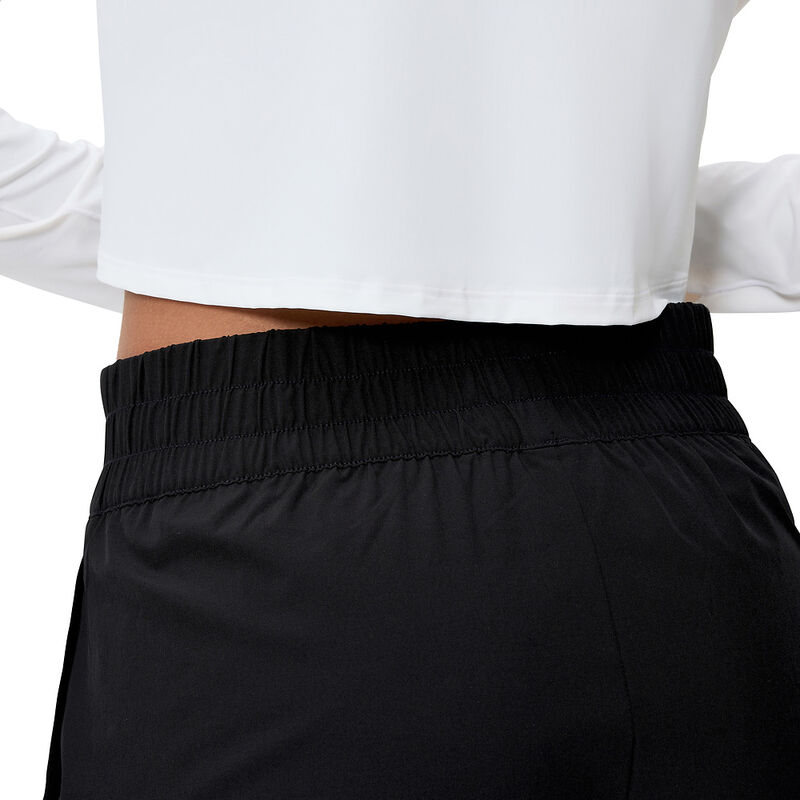 Womens Solid Swim Short 13.5", Black, hi-res image number 5