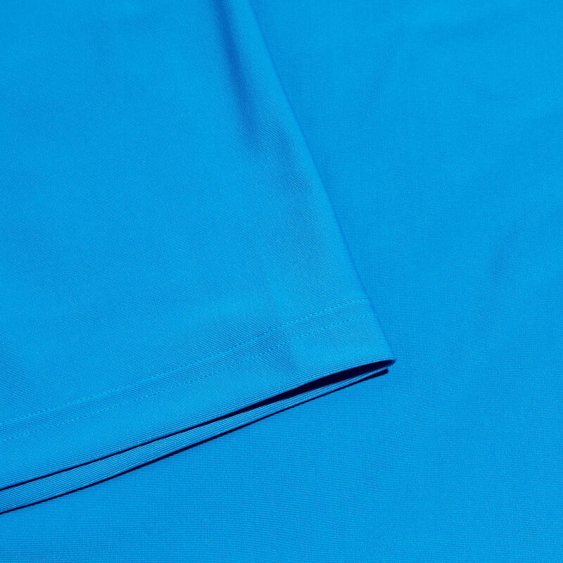 Mens Printed Ss Swim Tee, Baja Blue/White, hi-res image number 7