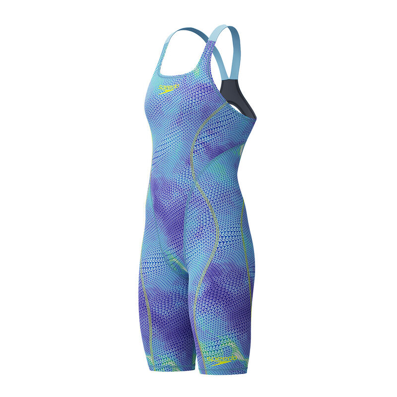 Fastskin HyperSpark Printed Openback Kneeskin, Under Current/Sugar Blue, hi-res image number 4