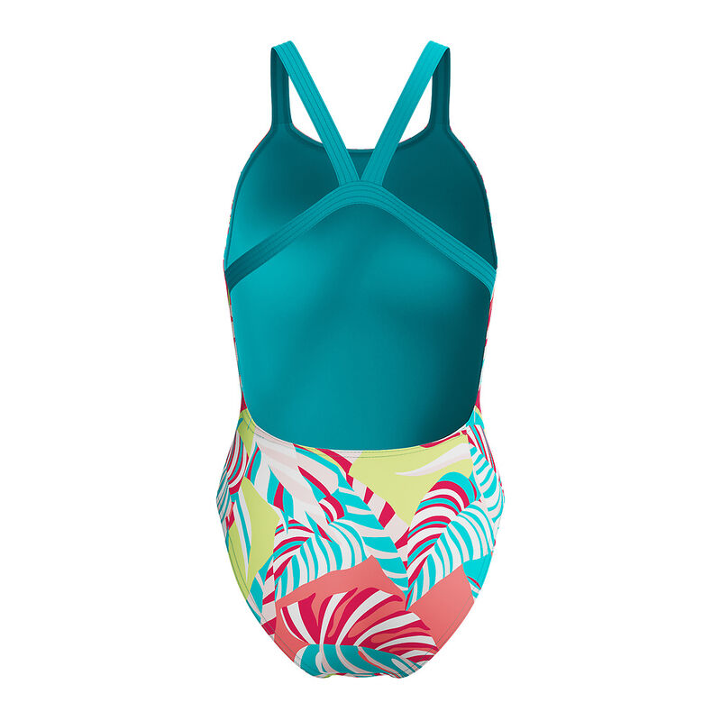 Printed Leaderback One Piece, Fronds- Turquoise Gem, hi-res image number 9