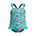 Toddler Girl Digital Frill Thinstrap Swimsuit One Piece, Arctic Glass, swatch