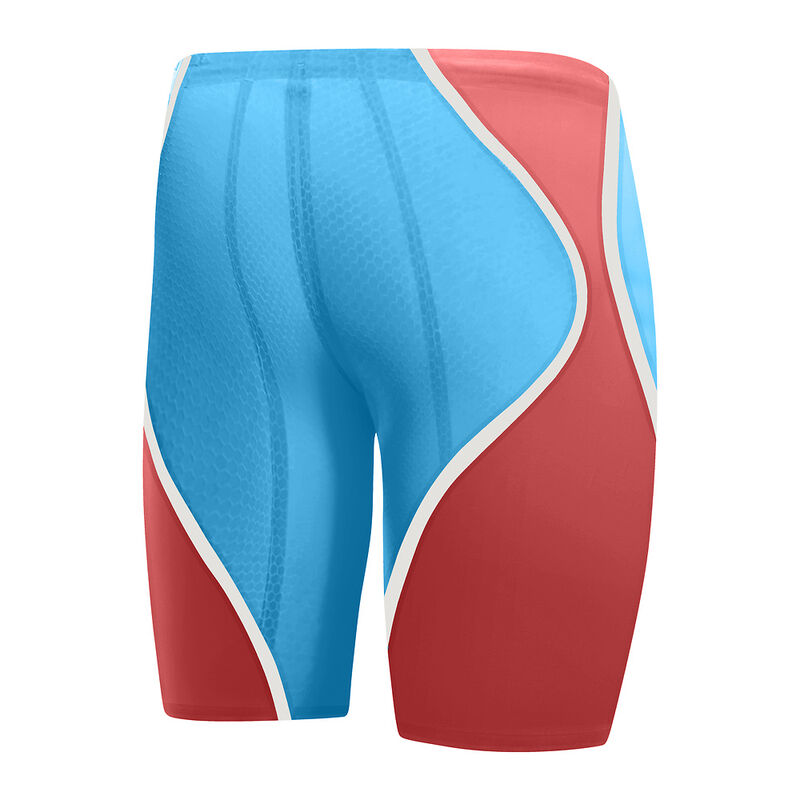 Mens Fastskin LZR Pure Intent 2.0 Jammer, Picton Blue/Flame Red/Snow Reflective, hi-res image number 8