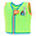 Character Printed Float Vest, Chima Azure Blue/Fluro Green, swatch