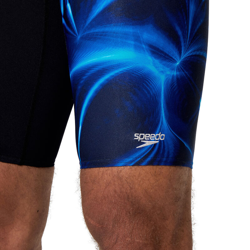 Mens Print Vcut Jammer, Anthracite/Deep Sapphire, hi-res image number 5