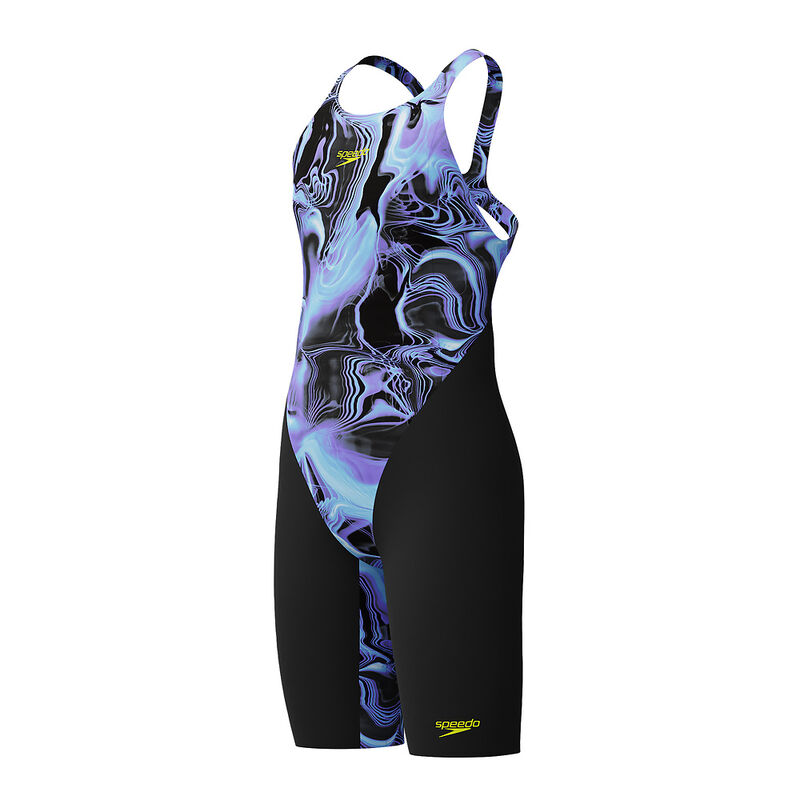 Junior Girls Endurance+ Max Openback Kneeskin, Lucent Glow/Black, hi-res image number 4