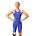 Womens Fastskin LZR Pure Intent 2.0 Openback Kneeskin, Deep Royal / Cobalt / Hyper Yellow, swatch