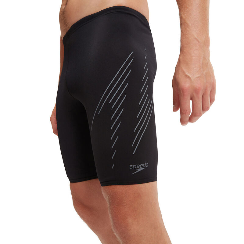 Mens Hyperboom Placement Jammer, Black/Usa Charcoal, hi-res image number 4