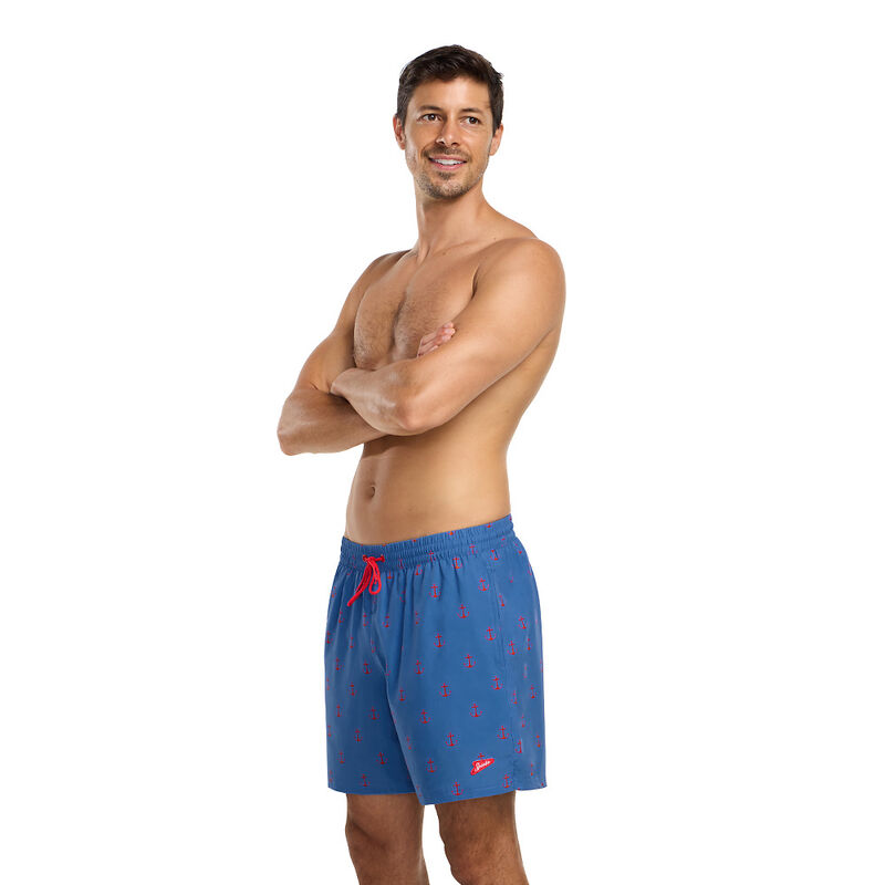 Mens Speedo Anchor Shorties, Sugar Blue, hi-res image number 3