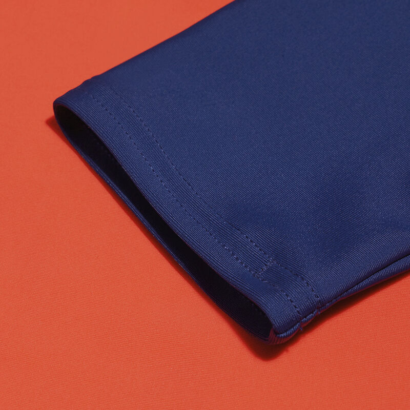 Toddler Unisex Essential Rash Top, Harmony Blue/Coral, hi-res image number 9