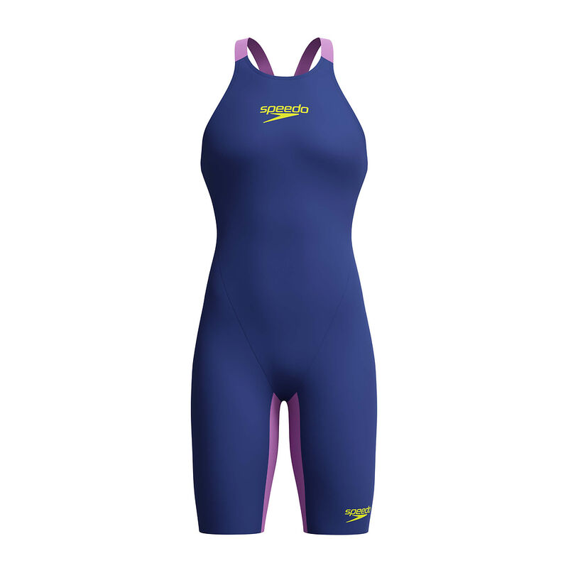Womens LZR Valor 2.0 Closedback Kneeskin, Noble Navy/Neon Jelly, hi-res image number 7