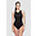Womens Spirit Turbo Suit One Piece, Black/White, swatch