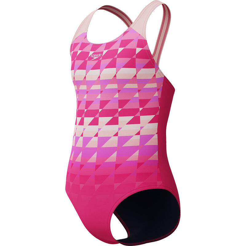 Junior Girls Print Placement Splashback One Piece