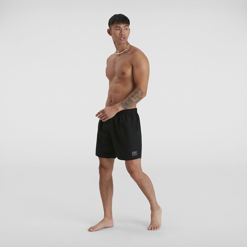 Mens Prime Leisure 16" Watershort, Black, hi-res image number 4