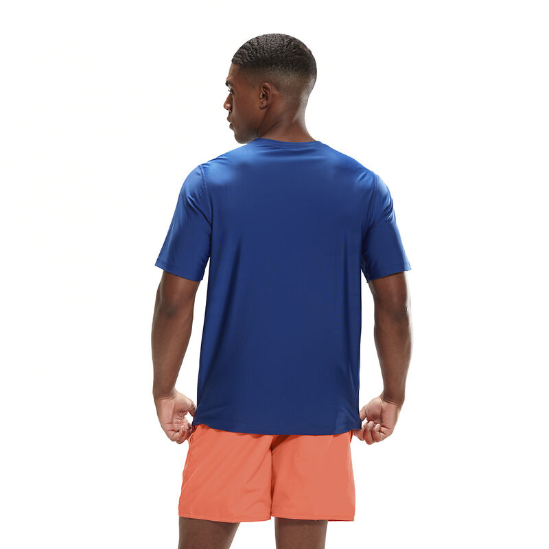 Mens Printed Short Sleeve Swim Tee