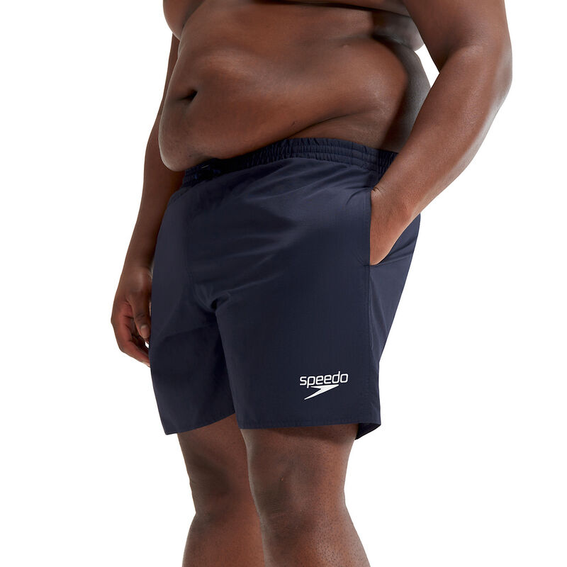 Mens Plus Size Essential 16" Watershort, True Navy, hi-res image number 4