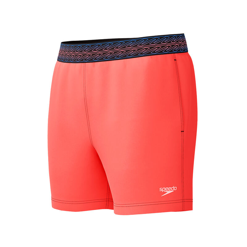 Mens Hyperboom Band 16" Watershort, Neon Coral, hi-res image number 6