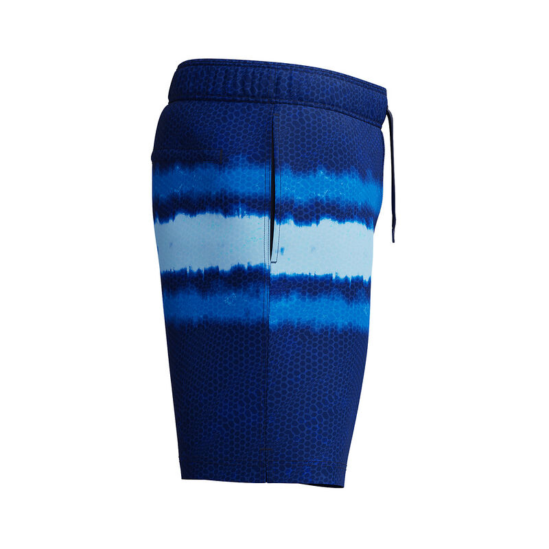 Mens Engineered Print Redondo Edge Volley 18", Lagoon Blue, hi-res image number 3