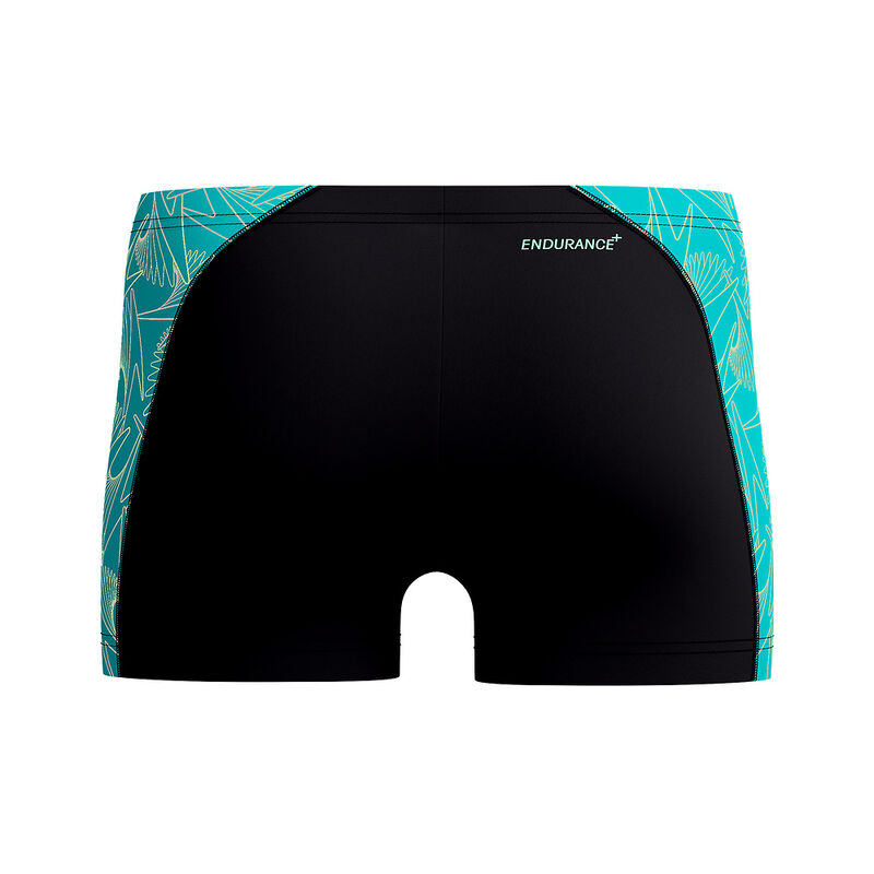 Mens HyperBoom Panel Aquashort, Black/Turquoise Gem, hi-res image number 7