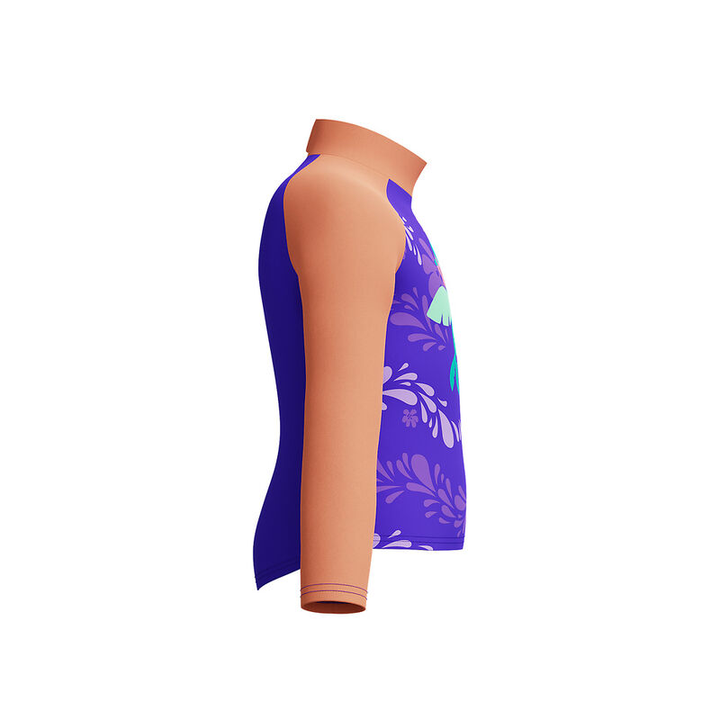 Toddler Girl Digital Long Sleeve Rash Top