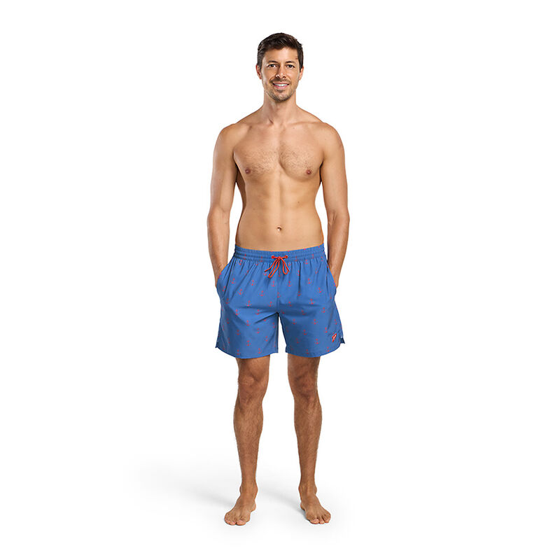 Mens Speedo Anchor Shorties, Sugar Blue, hi-res image number 4