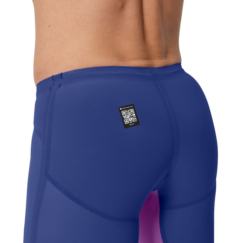 Mens LZR Valor 2.0 Jammer, Noble Navy/Neon Jelly, hi-res image number 5