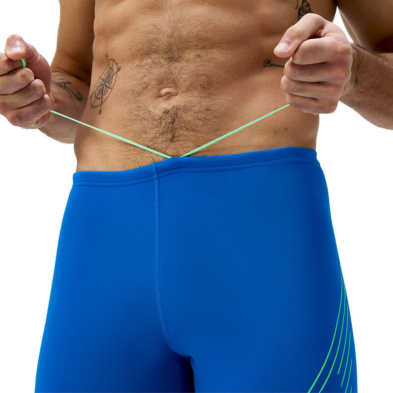 Mens Hyperboom Placement Jammer, Lagoon Blue/Alfalfa Green, hi-res image number 5