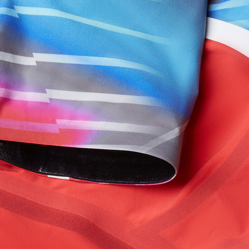 Mens Fastskin LZR Pure Intent 2.0 Jammer, Flame Red/Picton Blue/Snow Reflective, hi-res image number 4