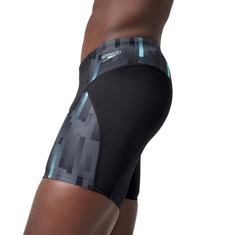 Mens END+ MAX Compression Mid Jammer, Black/Usa Charcoal/Marine, hi-res image number 5