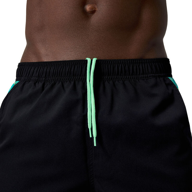 Mens Xpress Lite Panel 16" Watershort, Black/Alfalfa Green, hi-res image number 4