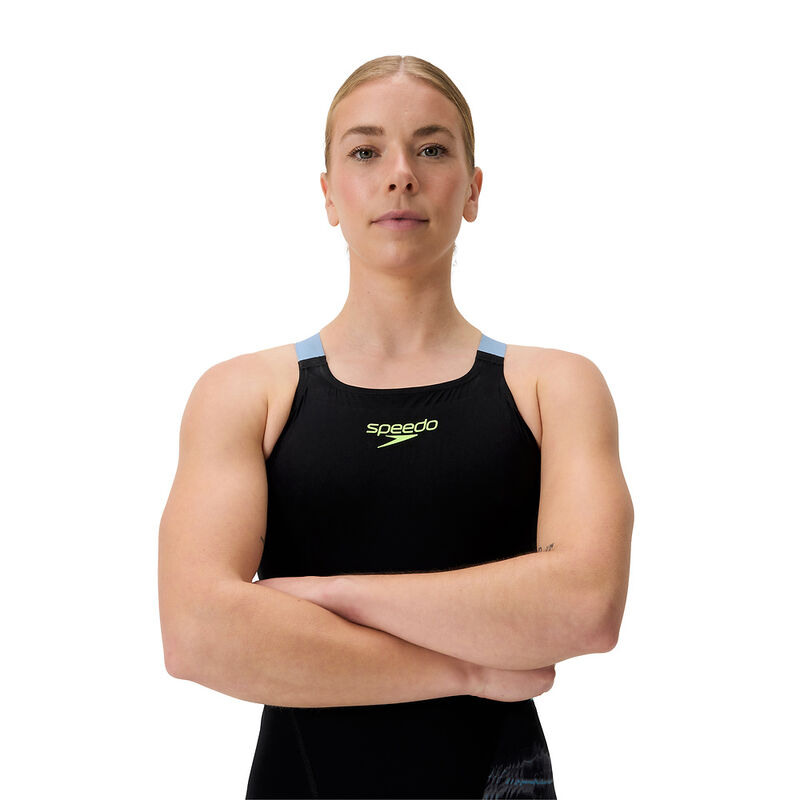 Womens LZR Ignite Kneeskin, Electro Static/Black, hi-res image number 5