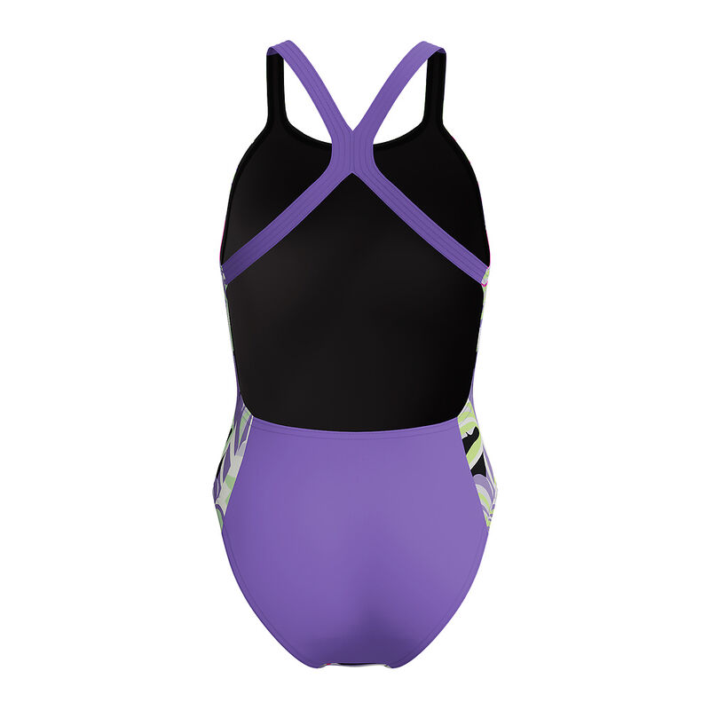 Junior Girls Printed Powerback One Piece