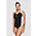 Womens Splice One Piece, Black/White, swatch