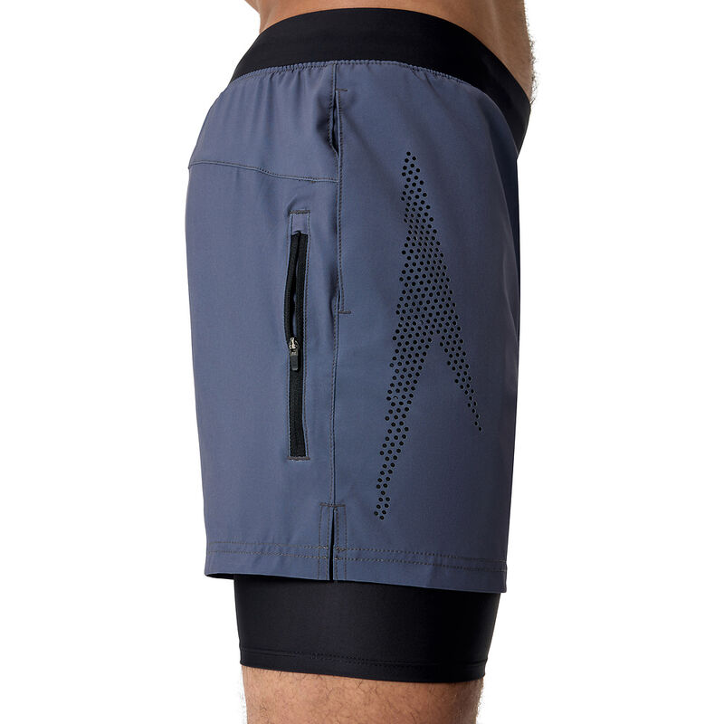 Mens Volley w/ Jammer 16", Lead Grey/Anthracite, hi-res image number 4