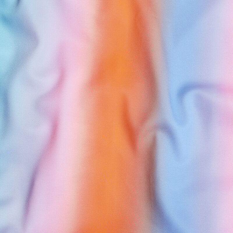 Girls Printed Hydrasuit, Fandango Pink/Marine Blue/Funny Pink/Pumpkin Spice, hi-res image number 4