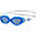 Junior Futura Classic Goggle, CLEAR/NEON BLUE, swatch