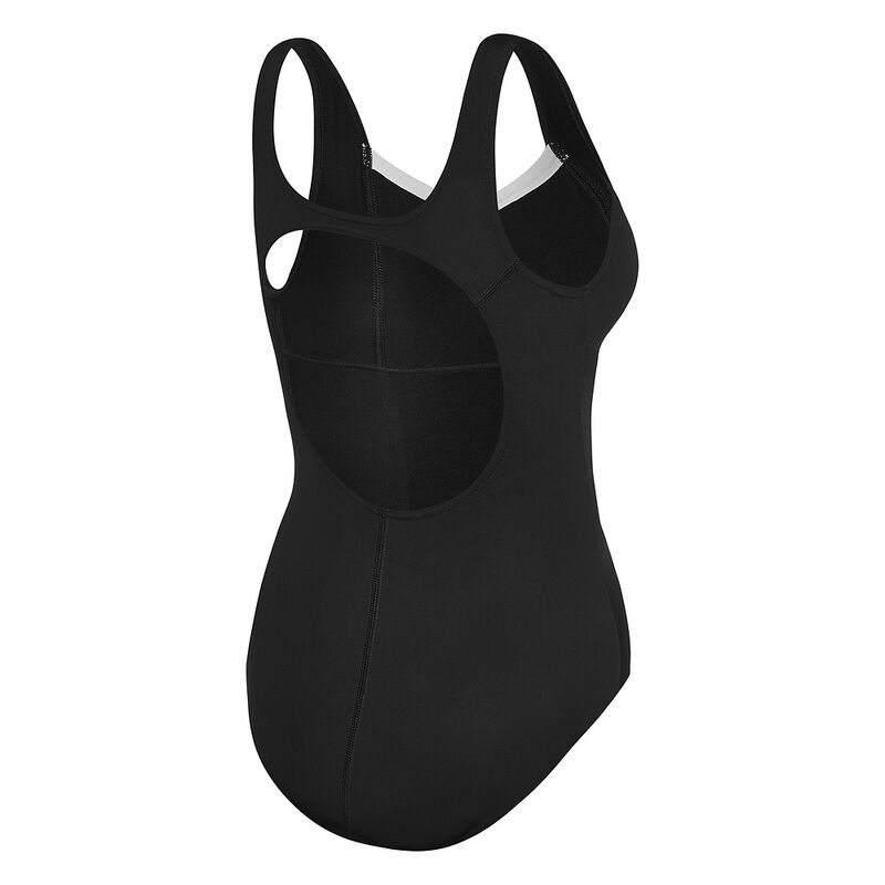 Womens Contour Motion One Piece AF, Black/White, hi-res image number 4