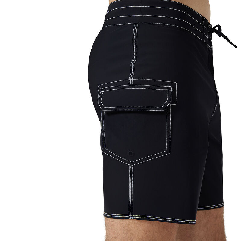 Mens The Lookout Solid Boardshort 18", Anthracite, hi-res image number 4