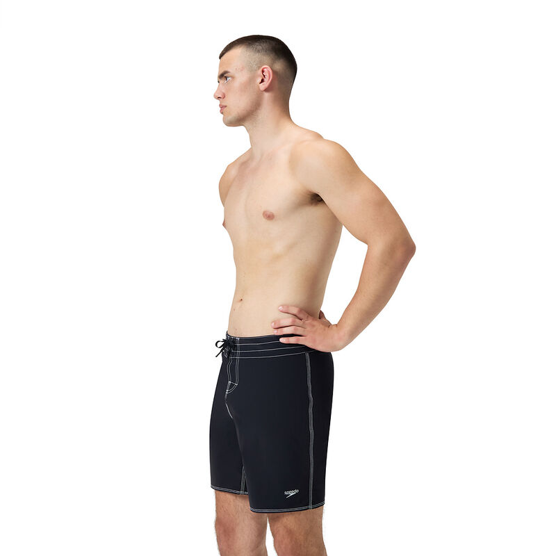 Mens The Lookout Solid Boardshort 18", Anthracite, hi-res image number 3