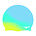 Junior Multicolour Silicone Cap, Angelic Blue / Fish Tank / Bitter Melon, swatch
