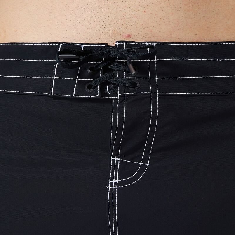 Mens The Lookout Solid Boardshort 18", Anthracite, hi-res image number 7