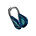 Biofuse Nose Clip, USA Charcoal/Pool, swatch