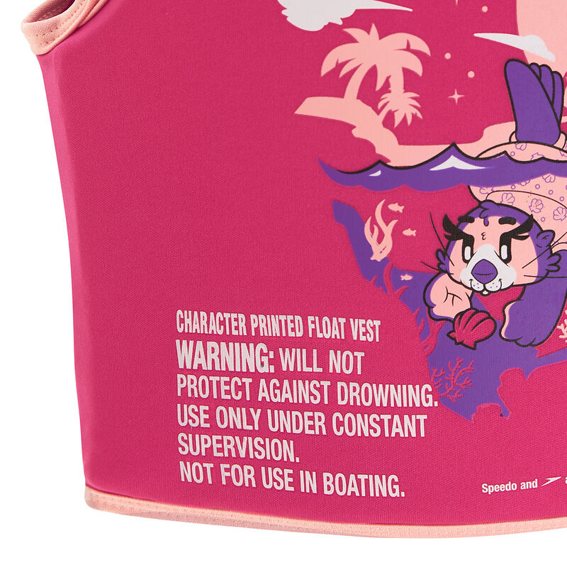 Character Printed Float Vest, Aria Miami Lilac/Sweet Taro, hi-res image number 3