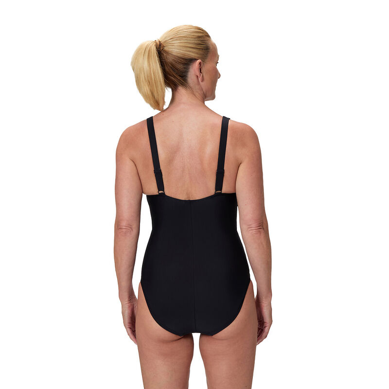 Womens Quantum One Piece, Anthracite/White, hi-res image number 3