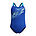 Junior Girls Medley Logo Medalist One Piece, Deep Sapphire/Mayan Blue, swatch