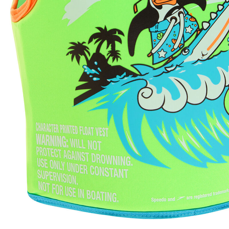 Character Printed Float Vest, Chima Azure Blue/Fluro Green, hi-res image number 3