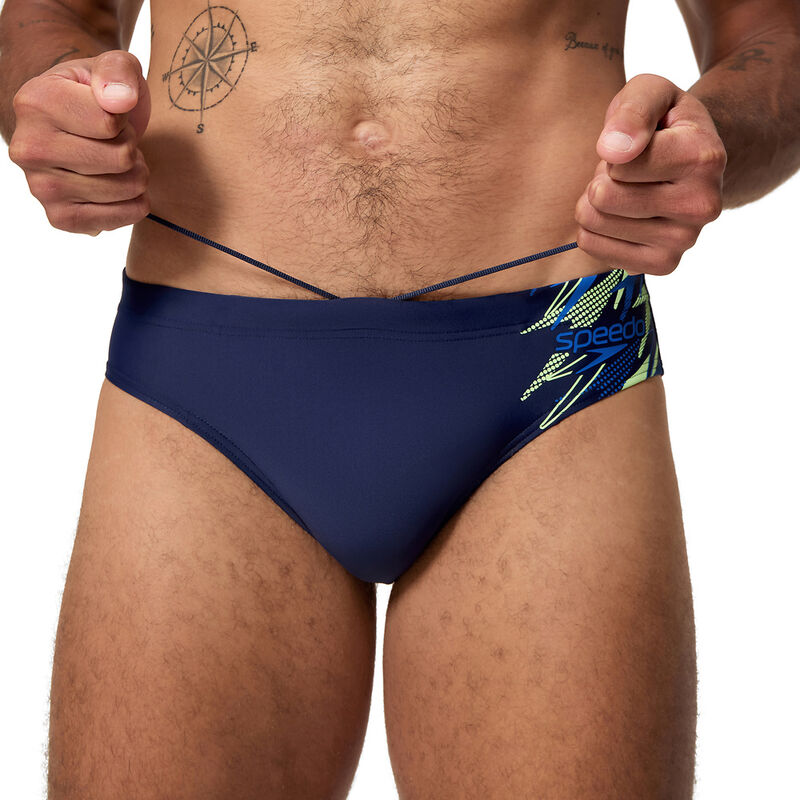 Mens Medley Logo 7cm Brief, Peacoat/Deep Sapphire, hi-res image number 5